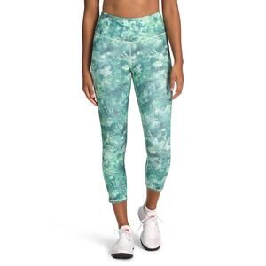 THE NORTH FACE Elevation 7/8 Lime Cream Leggings Womens Small